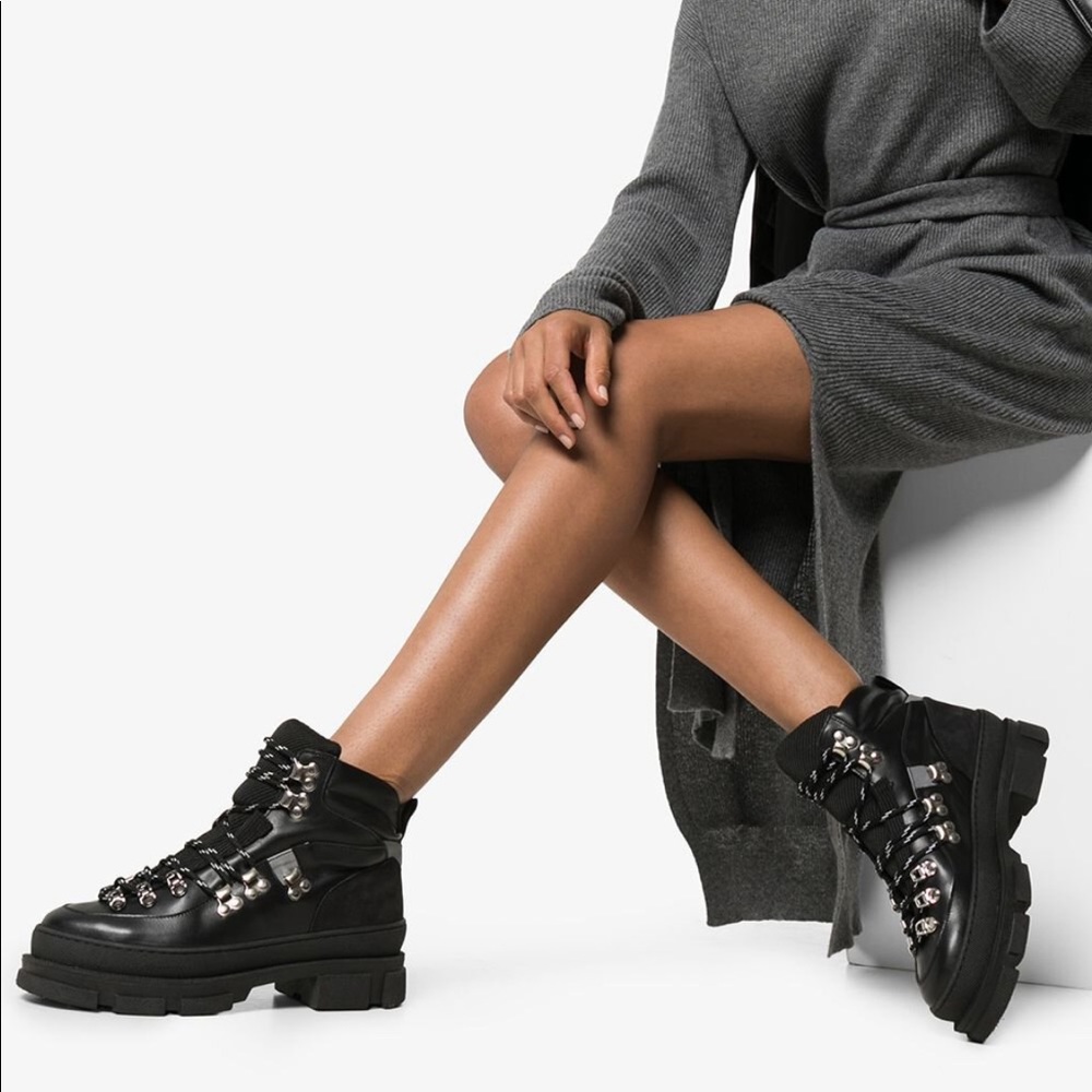GANNI Sporty Hiking Boots, Size 7, Comes with box